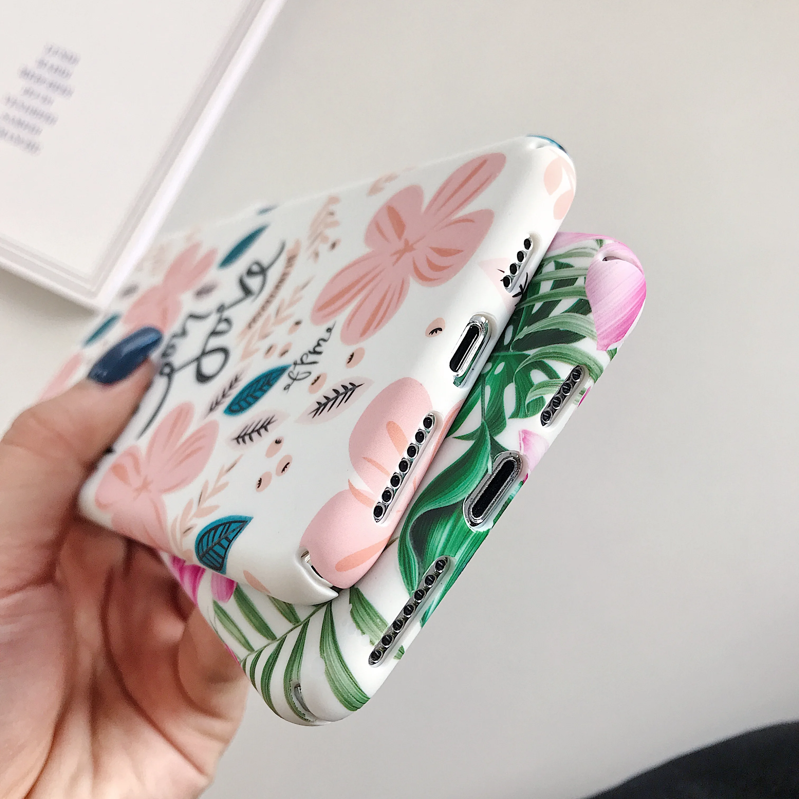 KISSCASE цветок светящийся чехол для Redmi Note 7 6A задняя крышка ПК вода Pocophone F1 K20 с