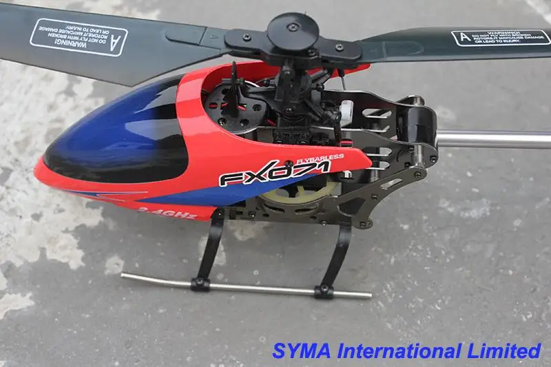 Новое поступление 40 см 2 4 г 4CH с одним лезвием Пропеллер 6 Axis Gyro Flybarless пульт