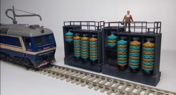 Коллекция 1/87 года модель поезда в масштабе ho diy материал для архитектурной