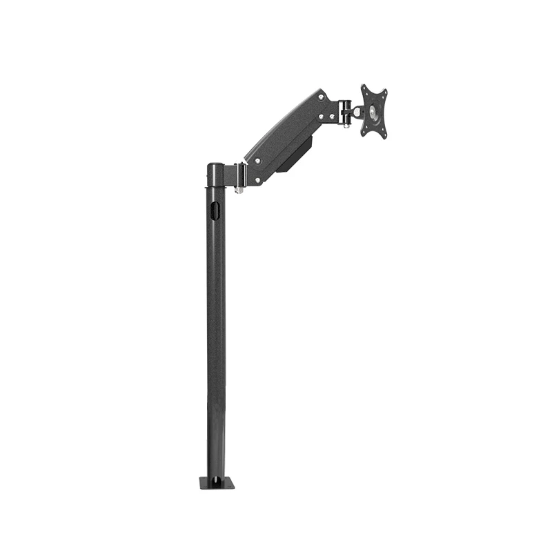 Heavy Duty 1"-27" ЖК-дисплей монитор напольная подставка диван боковая фиксированная ТВ Крепление Держатель для монитора компьютера газ пружинный рычаг LD216A загрузка 10kgs - Цвет: LD216A Floor Mount