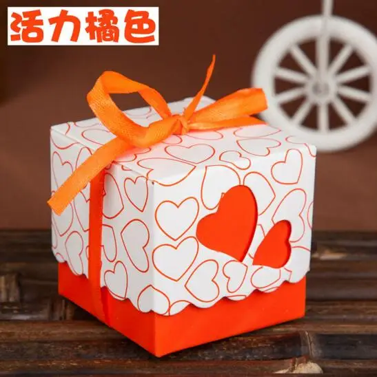 Gift Box Candy Box Wedding Box With Ribbon Free Shipping