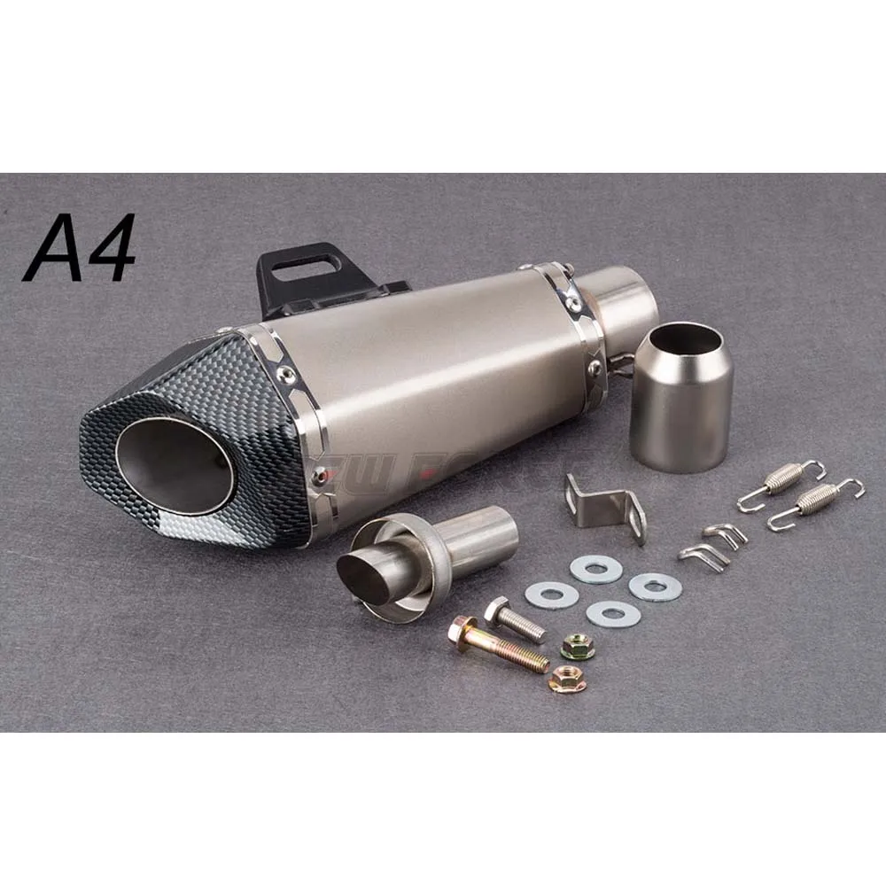 Универсальный мотоцикл Akrapovic выхлопная труба модифицированный глушитель скутер