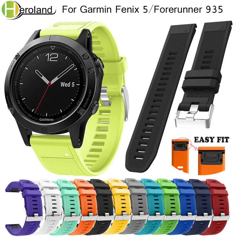 Ремешок для наручных часов ремешок браслета Garmin Fenix 5 6 Forerunner 935 945 быстросъемный