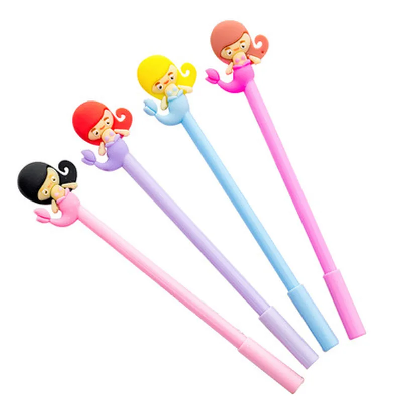 1 шт. Русалка гелевая ручка симпатичные канцелярские принадлежности Kawaii 0 5 мм