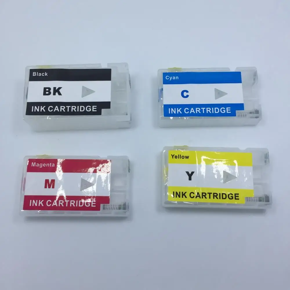 

YOTAT 1set Refillable ink cartridge PGI-1500 PGI1500 PGI-1500XL For Canon MAXIFY MB2050 MB2354 MB2150 MB2750 printer