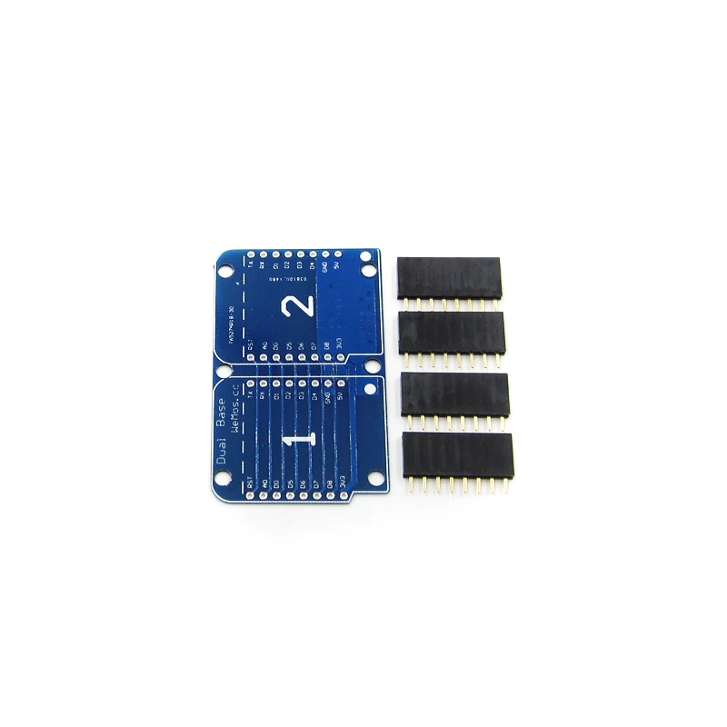 10 шт. двойная розетка двойной База щит для wemos D1 Мини nodemcu Arduino esp8266 развитию |