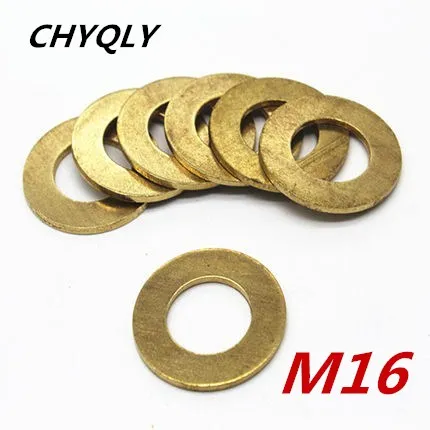 

50pcs M16 Hi-Q Copper flat washer Plain Washer Flat gasket