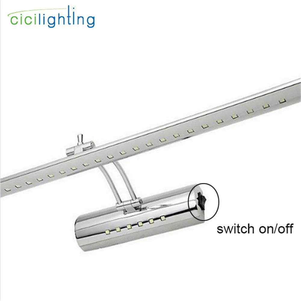 90V 265V L70cm 9 Вт светодиодный зеркальный светильник лампа освещение изголовья шкафа