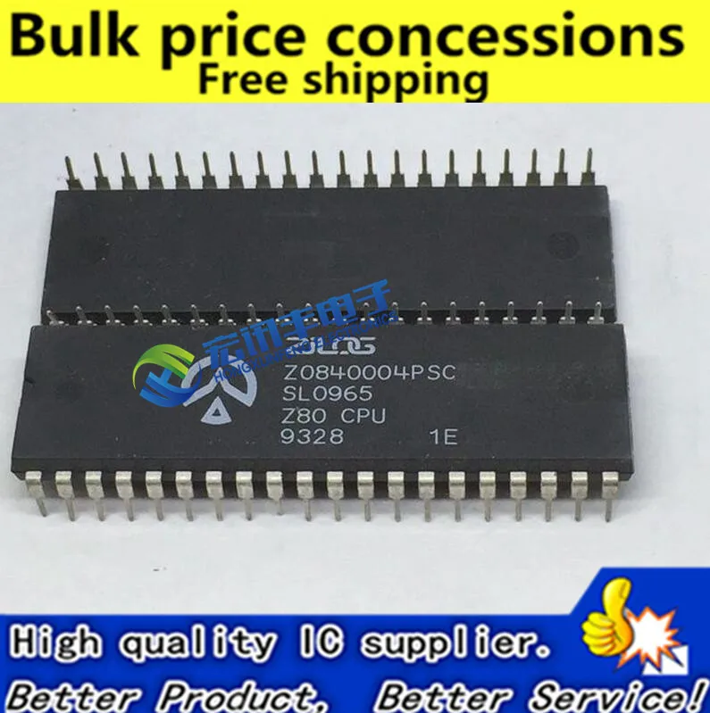 Бесплатная доставка 10 шт./лот Z0840004PSC Z80 ЦП DIP-40 в наличии | Электроника