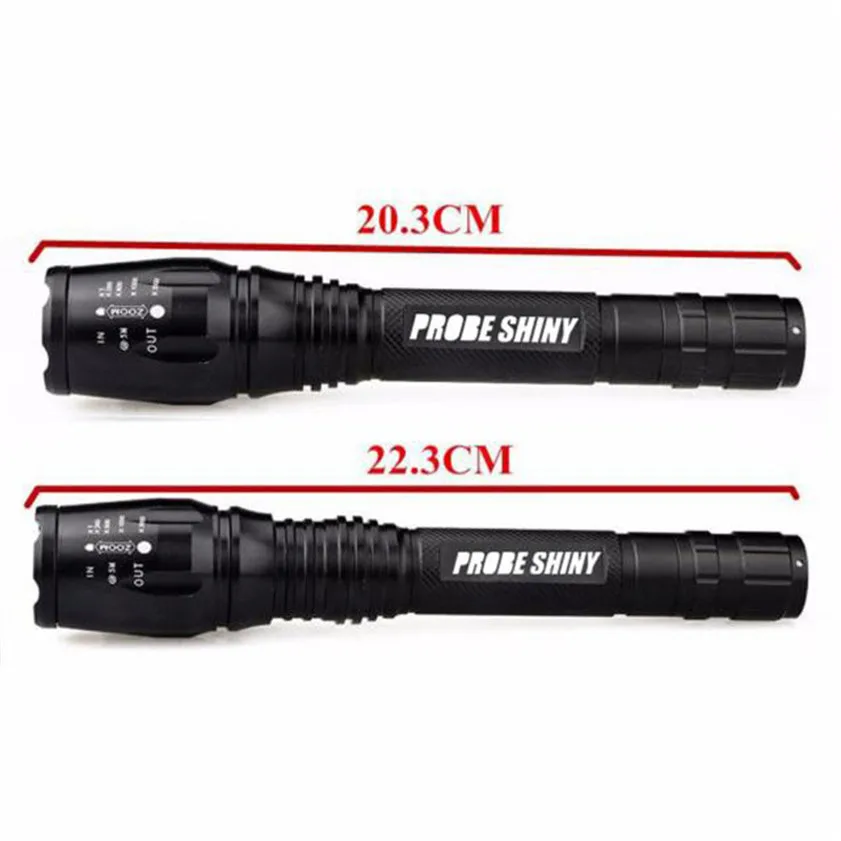 Высокое качество G700 X800 CREE XML T6 LED Zoom тактический военный фонарик Супер фонарь