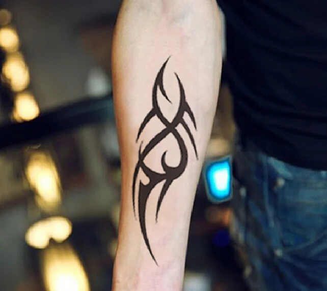 

Russia Totem Waterproof Temporary Tattoo Men's Eagle Lotus Mandala Eye Flame Water Transfer Fake Tatto