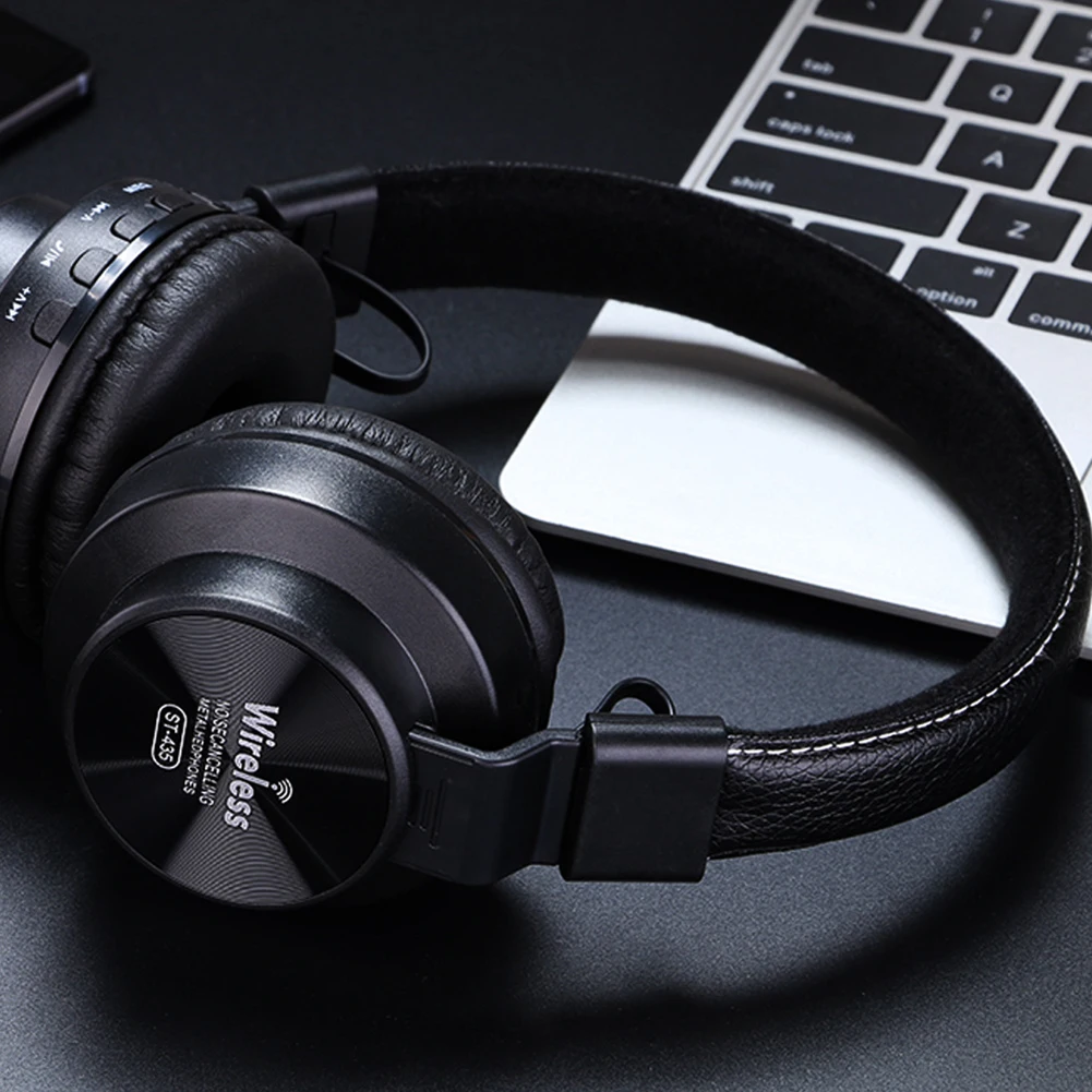 Складные беспроводные наушники Bluetooth 5,0, Накладные наушники, стерео, Спортивная гарнитура, игровая гарнитура, снижающие шум, наушники, наушники, TF карта