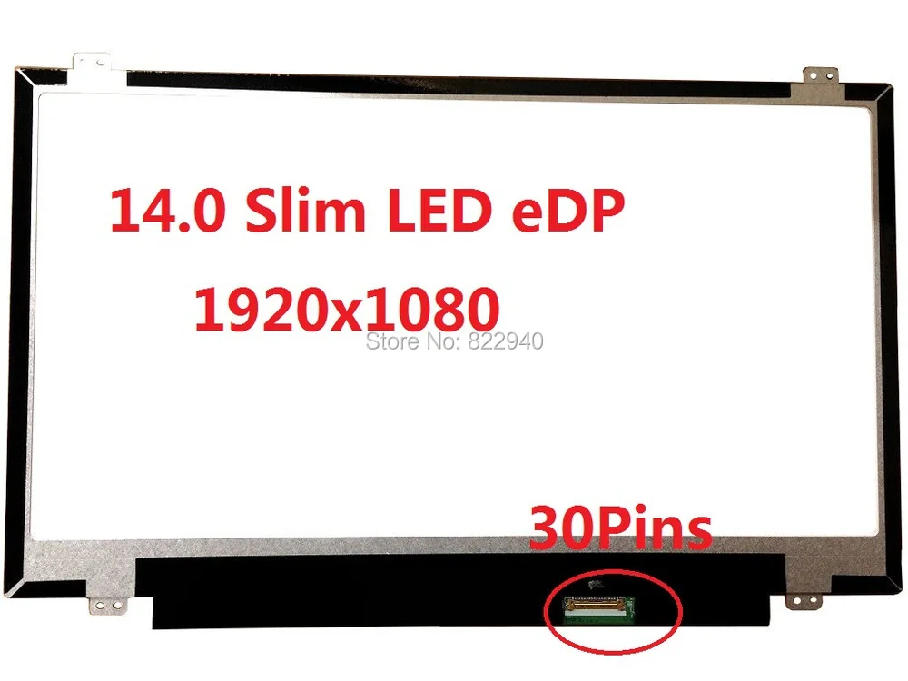 Новый дисплей для ноутбука IBM Lenovo T431S T440S 14 0 &quoteDP LCD LED экран 04X0436 0C00331 FULL HD 1920X1080|laptop