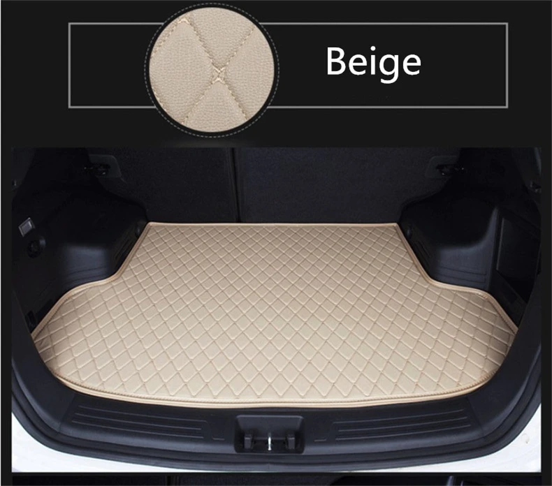 

Auto Cargo Liner Trunk Mats For Audi A6 B8 2009 2010 2011 High Quality Brand New Embroidery Leather
