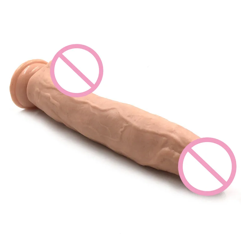 CPWD силиконовый реалистичный пенис супер большой черный дилдо секс игрушки для