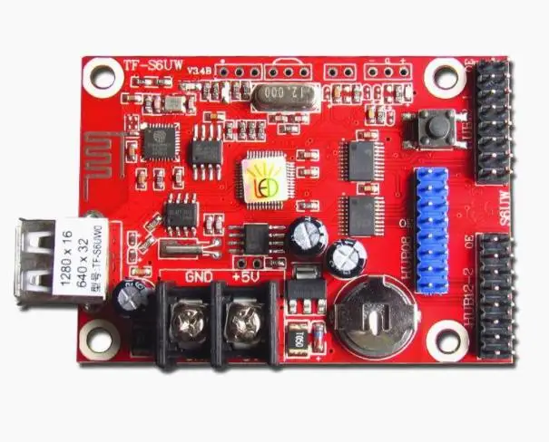 TF S6UW0 WI FI светодиодный контроллер карты в комплекте 1 * HUB08 & 2 HUB12 USB + поддерживает