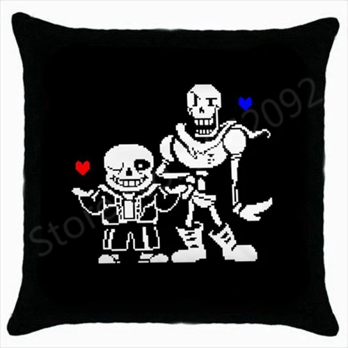 Подушку в стиле аниме размером чехол Санс и папирус из сказок подземелья накидки