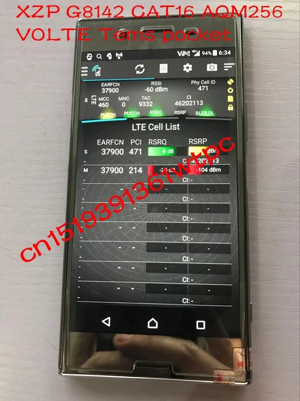 DHL+ идеальная стабильная Лицензия+ XZP G8141 Tems pocket17.2+ VOLTE+ 4x4MIMO+ 256QAM+ 3CC+ 4CC тестирование