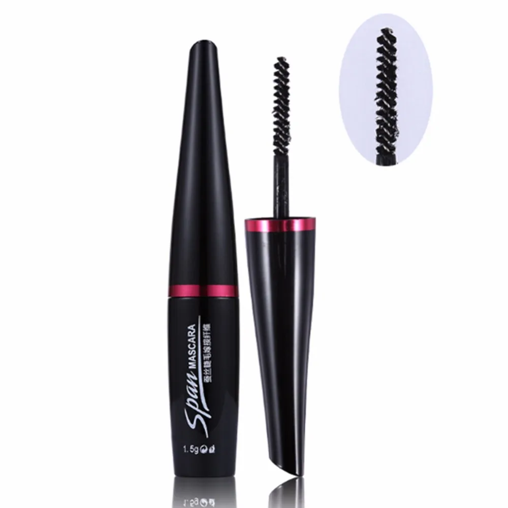 Черная тушь для ресниц водонепроницаемая 2 шт./компл. с двойным эффектом |