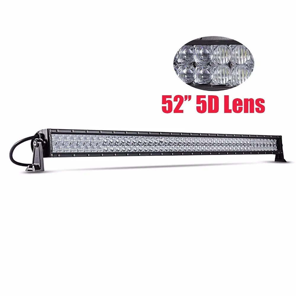 2" 32*42*52 дюймов 5D объектив СВЕТОДИОДНЫЙ светильник бар 120W 180W 240W 300W 6000K комбинированный прожектор луча дальнего света светильник 5D светодиодный светильник бар