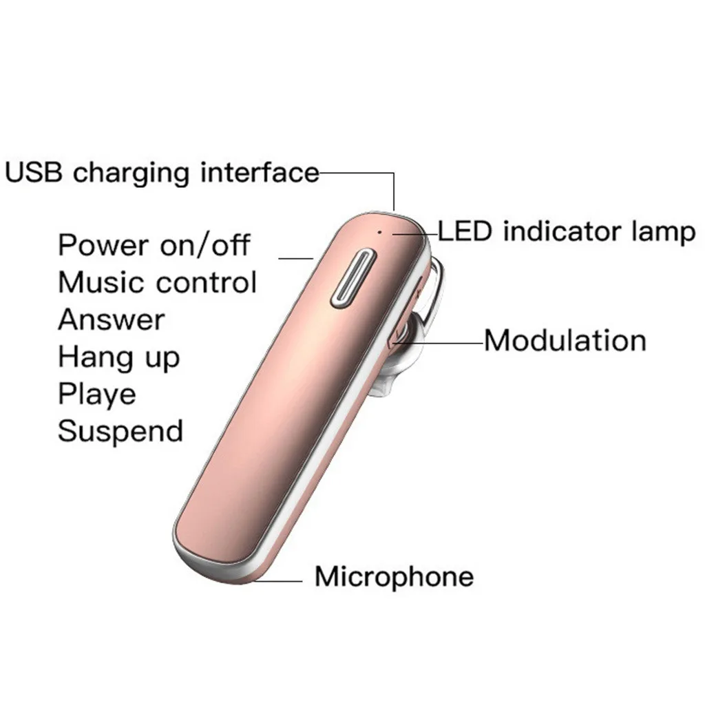 Universal Wireless Bluethooth Earbuds Earphone Long Standb earphone For Apple mi sport bluetooth earphones | Электроника