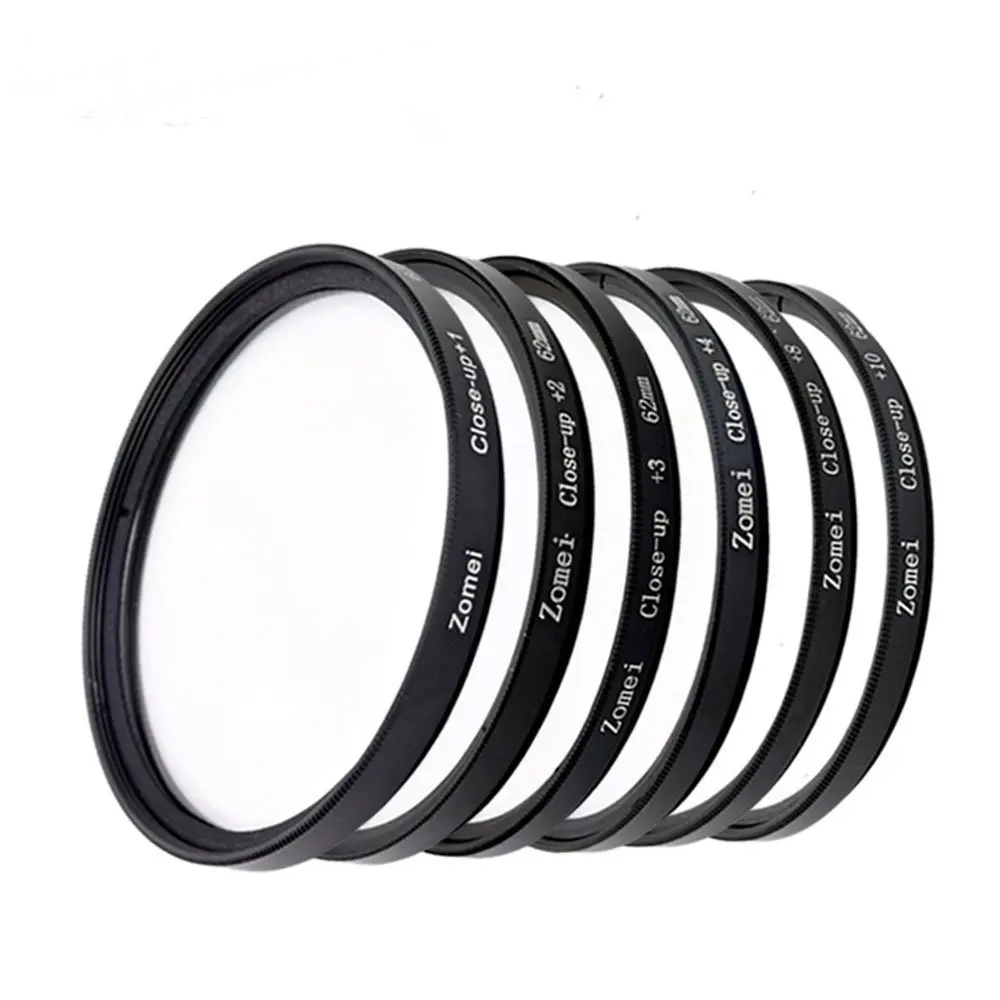 Zomei + 1 2 3 4 8 10 Макросъемка макрофильтр для объектива sony Nikon Canon EOS DSLR d5200 d3300 d3100 d5100 D7200