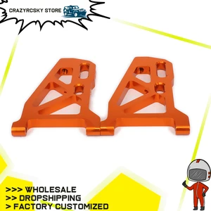 2 шт., алюминиевые передние и нижние Подвески a-arms 513007 rc car 110 FS грузовик багги 53810 2 шт. из сплава, обновленные детали для радиоуправляемых моделей