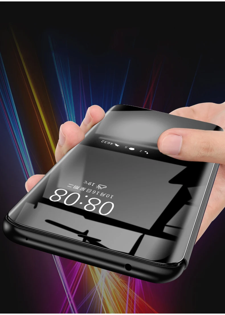 Чехол для huawei mate 20 Pro 20X P20 P30 Pro, умный чехол, откидной прозрачный зеркальный чехол для просмотра mate 20 P 20 30 Pro, чехол Mofi 360, противоударный чехол