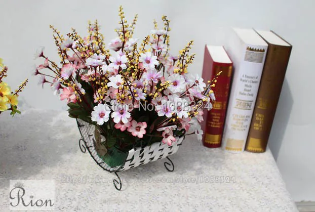 

Шелковый ландыш с вазой, Реалистичная ткань, домашний декор, набор искусственных орхидей для свадебной вечеринки, мероприятия, 0383