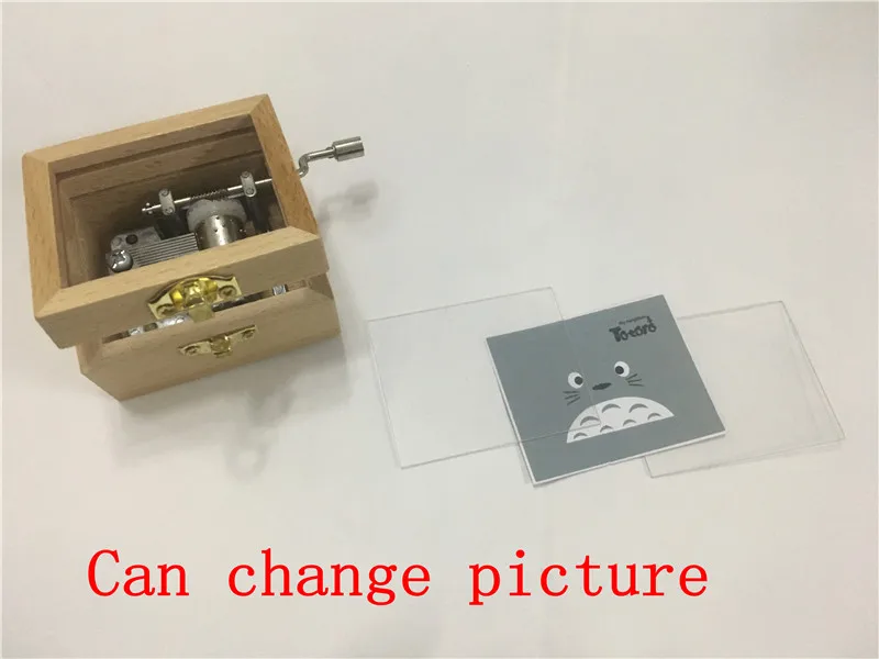 4 стиля музыкальная шкатулка Totoro Cube ручная работа металлический замок
