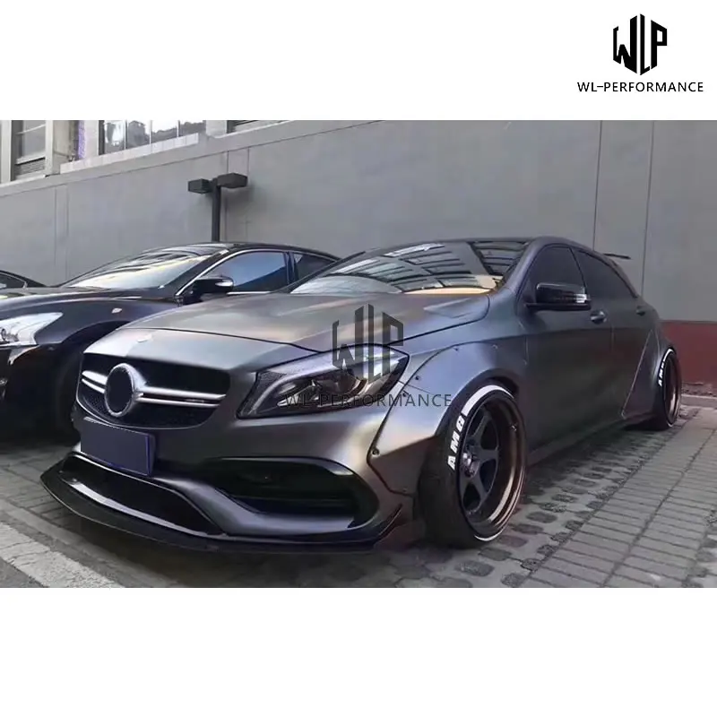 W176 высокое качество FRP Неокрашенный комплект для кузова автомобиля
