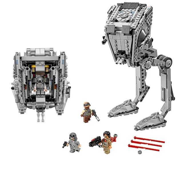 464 шт. 05066 Wars on Star серия The Rogue One AT set ST Walker развивающие Кирпичи Игрушки совместимы с