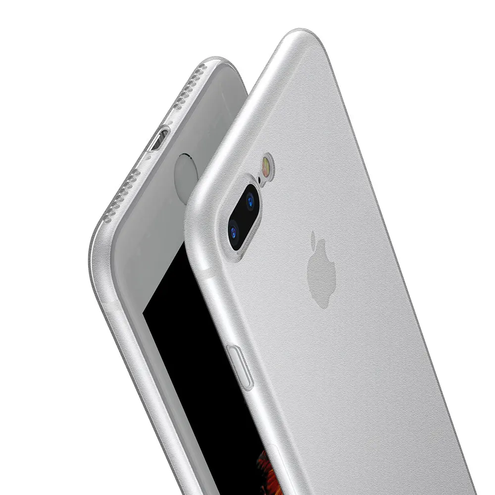 KISSCASE матовый чехол для iPhone 6S 6 7 8 Plus X 10 прозрачный ультра тонкий жесткий 5S 5 SE чехлы