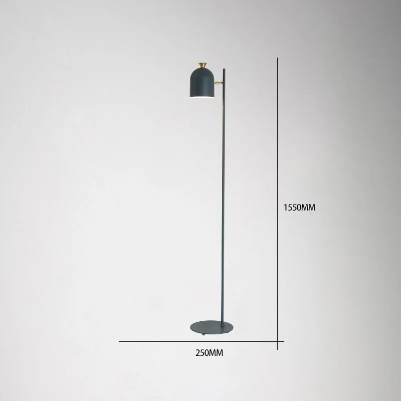 

Classic creative 4 colors floor light Macaron wrought iron vertical floor lamp for living room bedroom study room