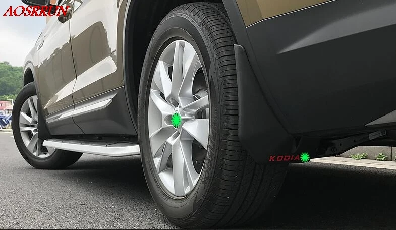 Автомобильные Брызговики, брызговики, брызговики, крылья Perfector для Skoda Kodiaq, авто аксессуары, авто стиль, 4 цвета