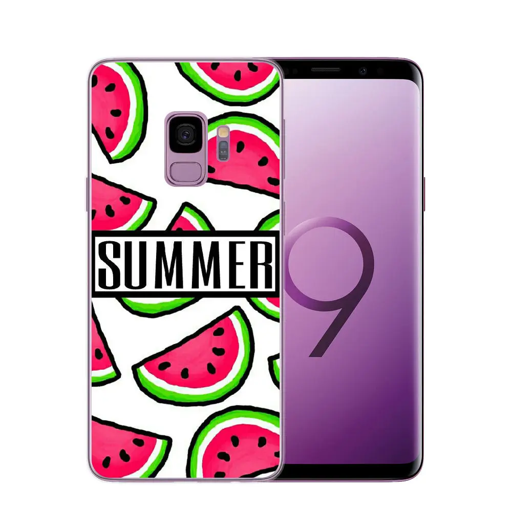 Summer Fruit Lemon Watermelon Pattern Cell Phone Case For Samsung J3 J5 J7 A3 A5 A7 2016 17 A8 Plus 2018 S6 S7 Edge S8 S9 |