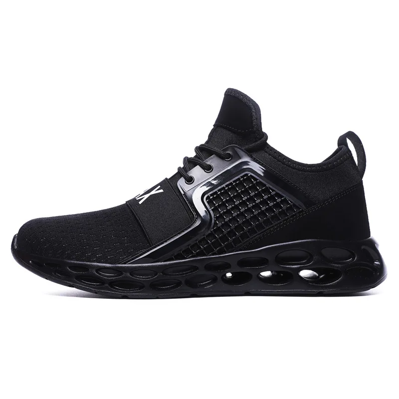 black 3 Новая обувь мужские дышащие кроссовки для бега Krasovki Mocassin Basket Homme удобные легкие кроссовки Chaussures для мужчин - Цвет: black 3