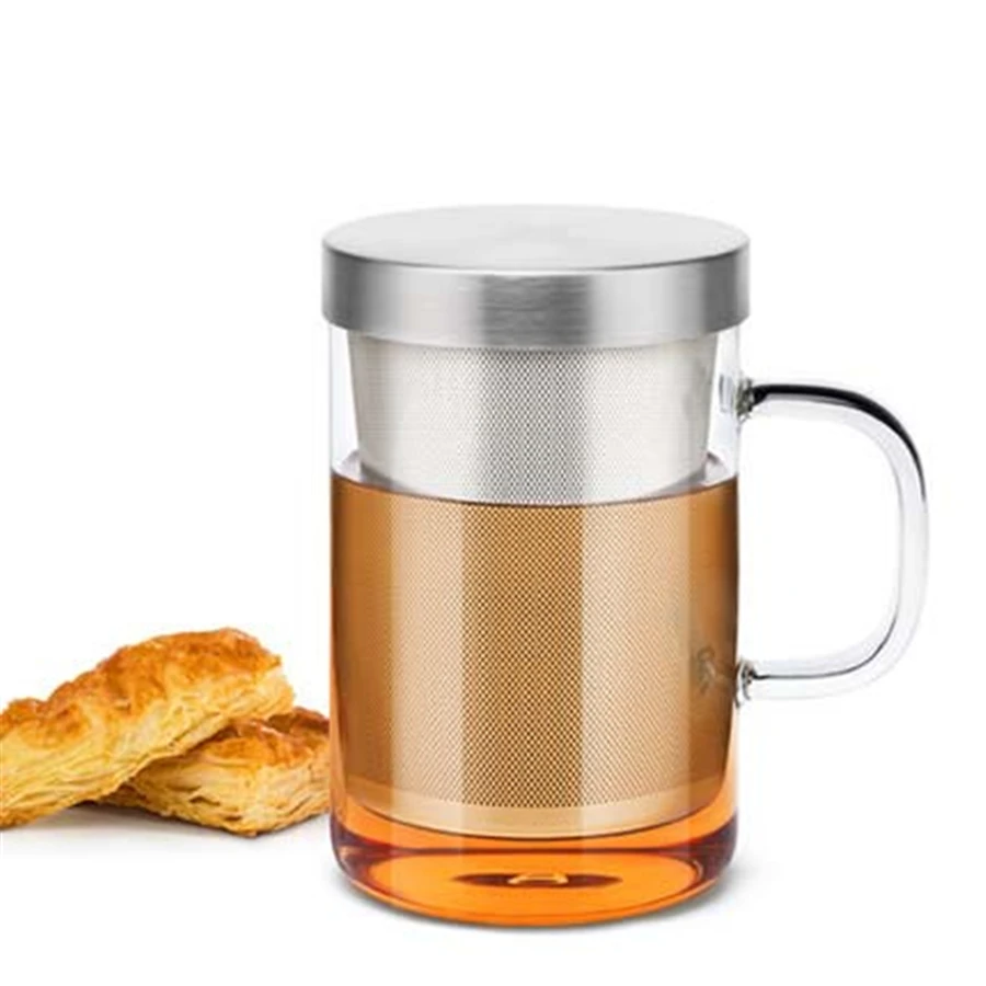 Стеклянная бутылка для воды с крышкой фильтра стеклянные кружки чайная банка