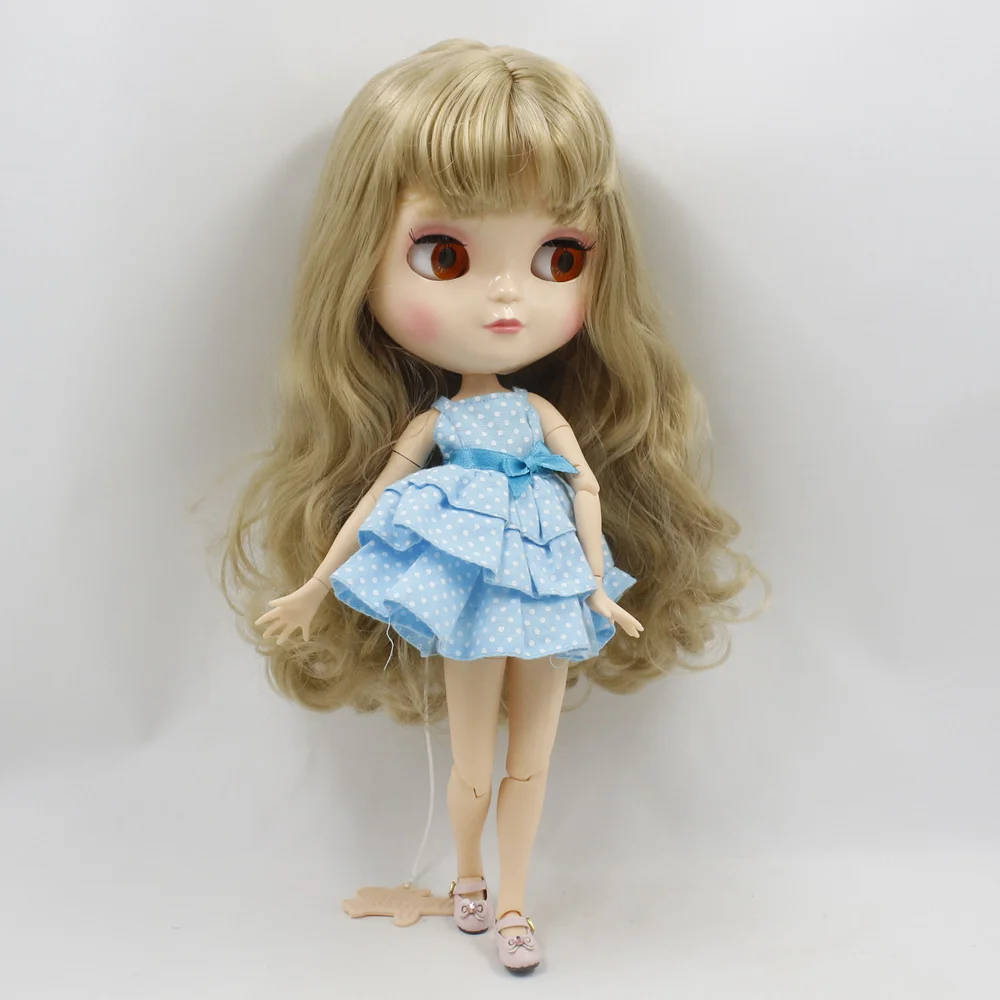 Blyth кукла ледяной азон тело 230BL3227 мечтательный светильник зеленый кудрявый волос
