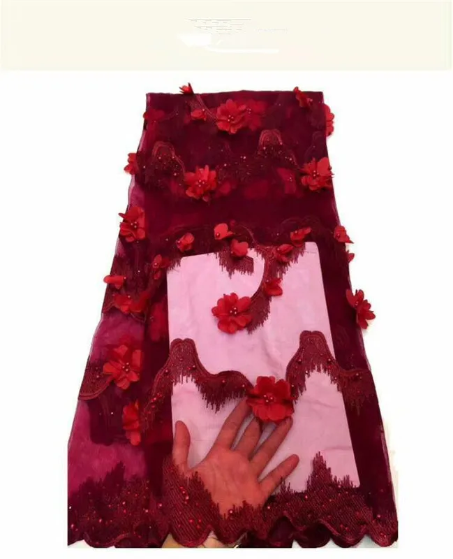 Розовое вышитое свадебное платье для невесты 3D цветок швейный материал платья