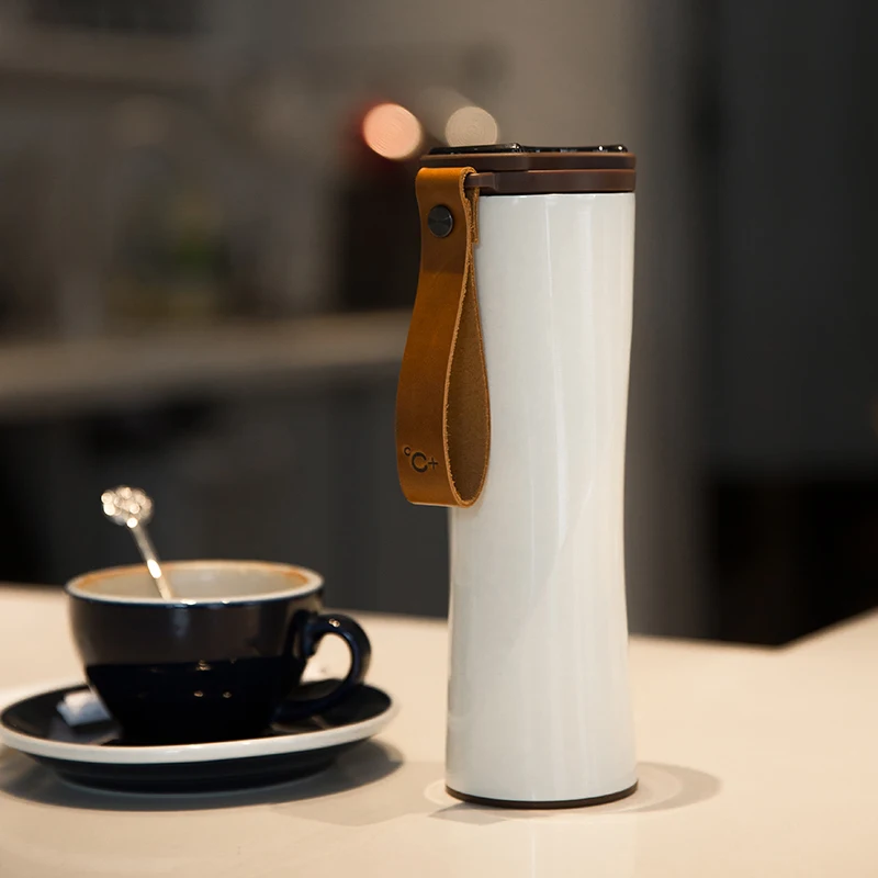 Xiaomi кружка для путешествий Moka Smart Coffee Tumbler 430 мл портативная Вакуумная бутылка OLED