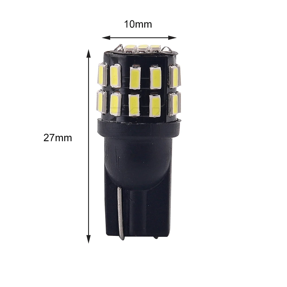 10 светодиодных ламп W5W T10 Canbus 3014 SMD 30 LED 194 168 автомобильные габаритные огни