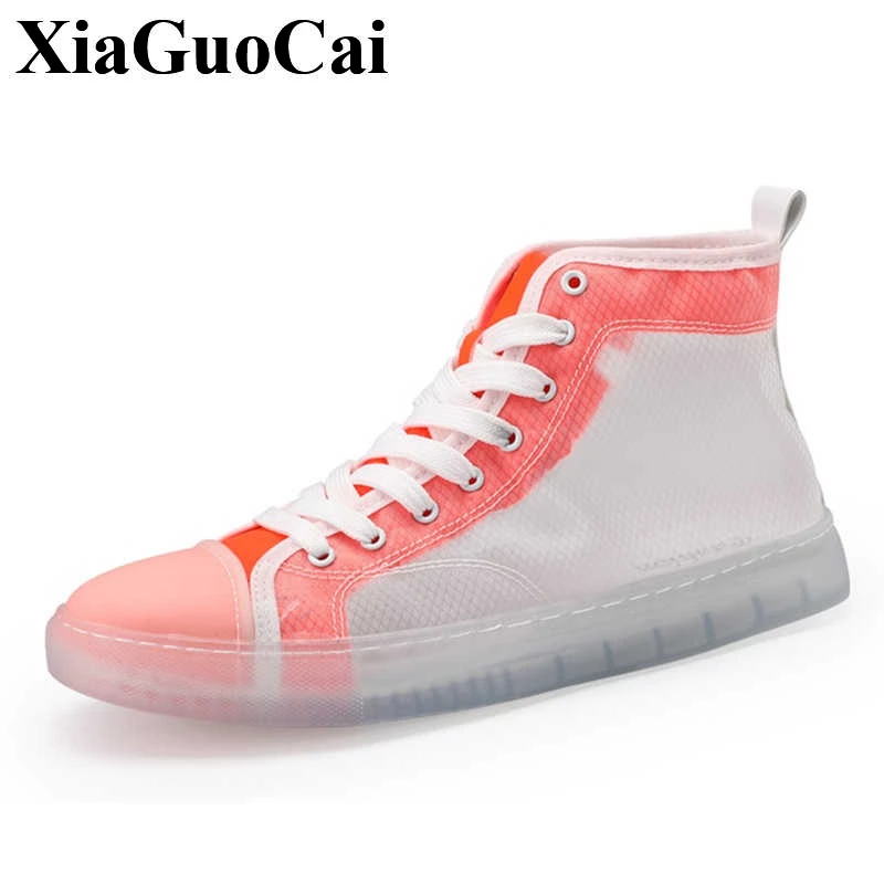 Кеды мужские с высоким верхом холщовые кроссовки на шнуровке Повседневная