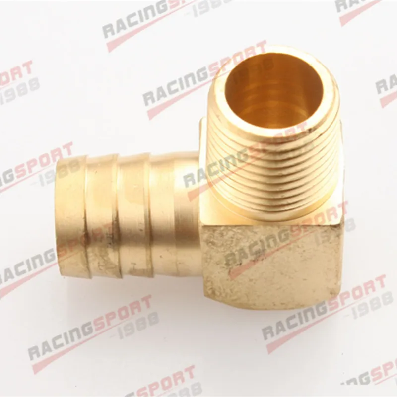 1&quot Male 90 Elbow Brass Hose Barbs Barb to 1/2&quot NPT Pipe Thread | Автомобили и мотоциклы