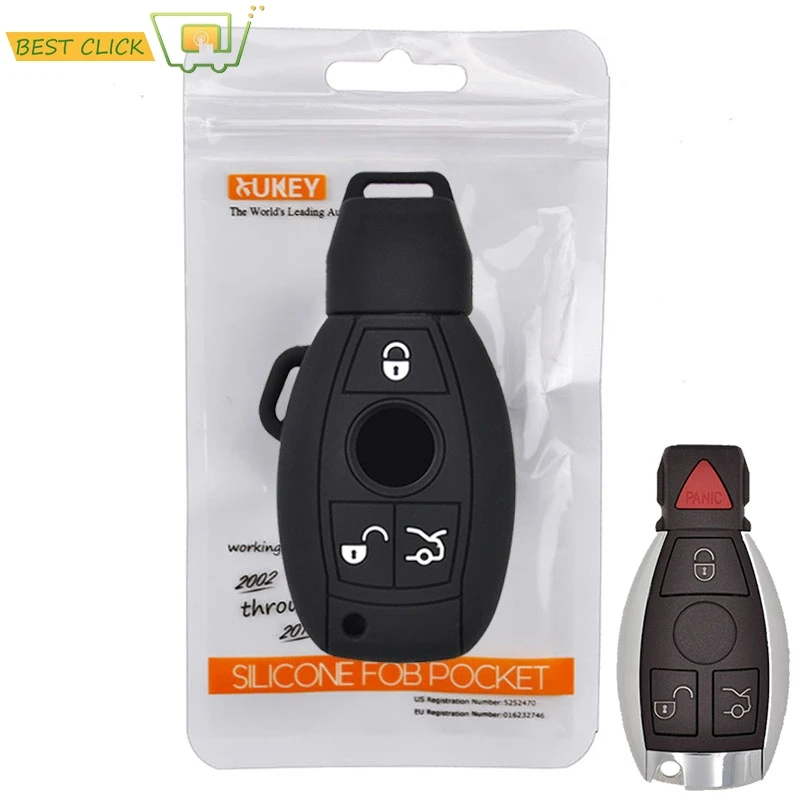 Флюс чехол для Mercedes Benz W203 W211 CLK C180 E200 AMG C E S Class|fob cover|amg key coversilicone fob cover |