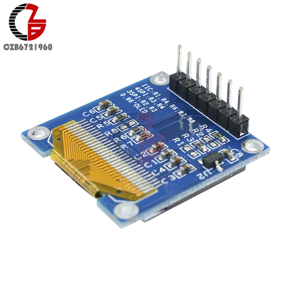 0,96 дюймовый igc IIC SPI 128x64 OLED дисплей STM32 CSR SSD1306 12864 плата с ЖК-экраном GND VCC SCL SDA 7Pin DC 3-5V для Arduino