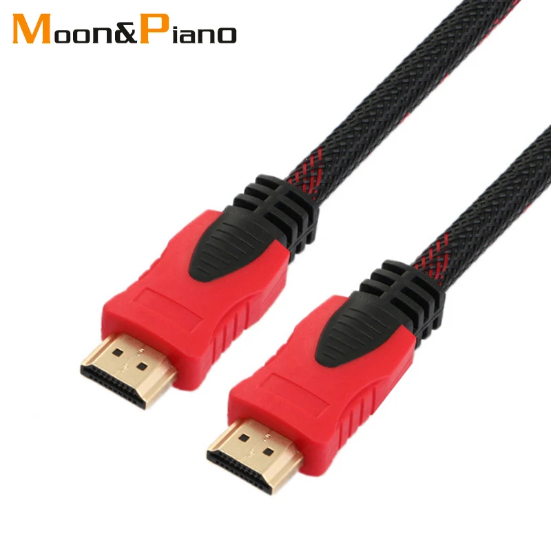 Кабель HDMI видеокабели с позолоченным покрытием 1 4 1080P 3D кабель для HD TV LCD ноутбуков