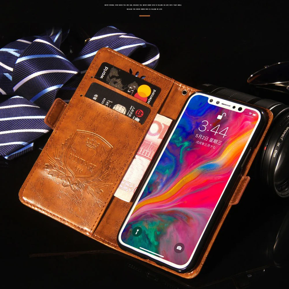Чехол для Redmi 6A Xiaomi 5 Plus флип кошелек чехол из искусственной кожи Xiomi 4 4A 4X Note S2 Y2 3S