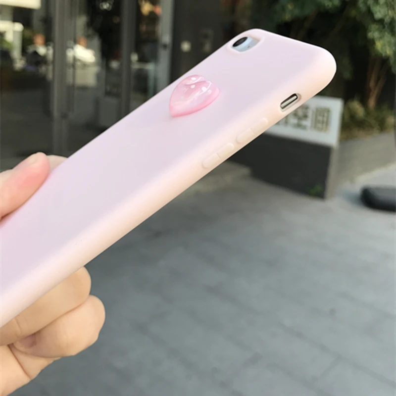 3D милый супер розовый мягкий чехол для телефона iphone 5 5S 6 6s 7 8 plus X Samsung galaxy S6 S7 edge S8 S9