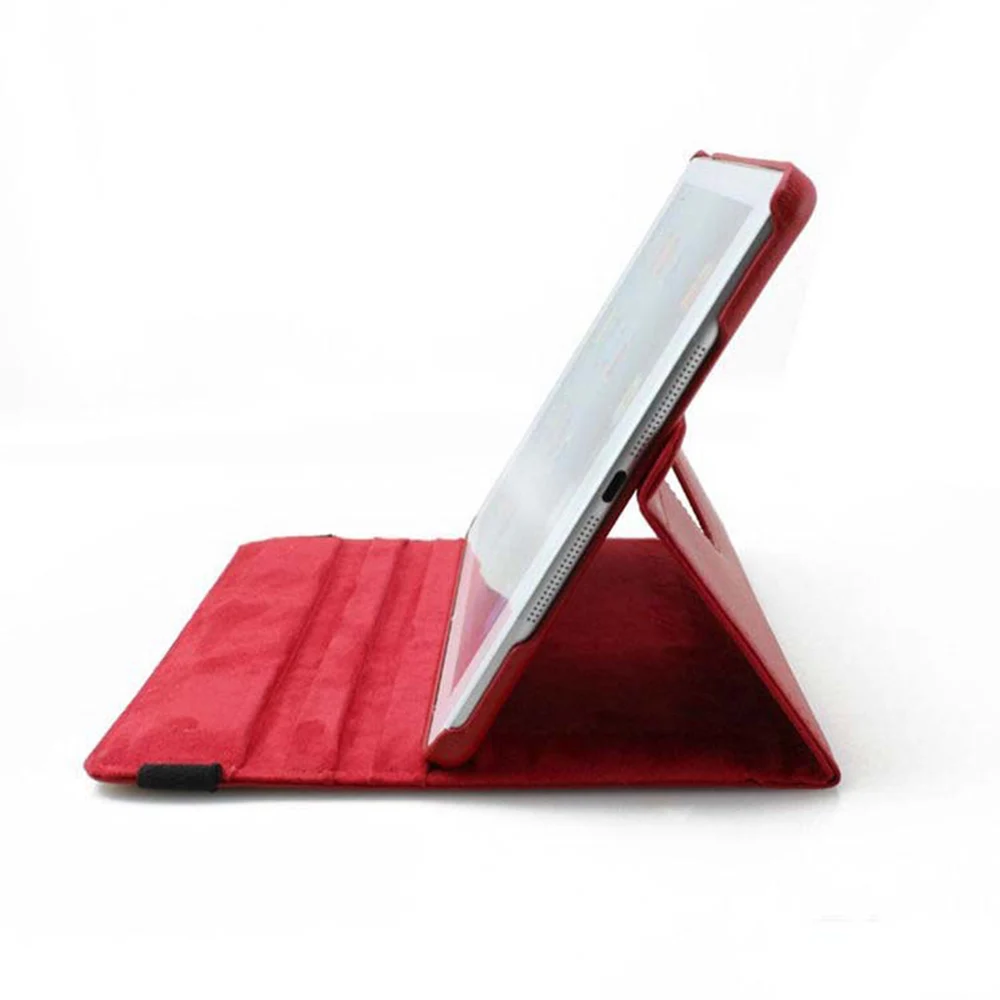360 Degree Rotating Stand Smart Wake and Sleep Lichi Grain PU Leather Folding folio Cover Case for Apple iPad Pro 9.7 | Компьютеры и